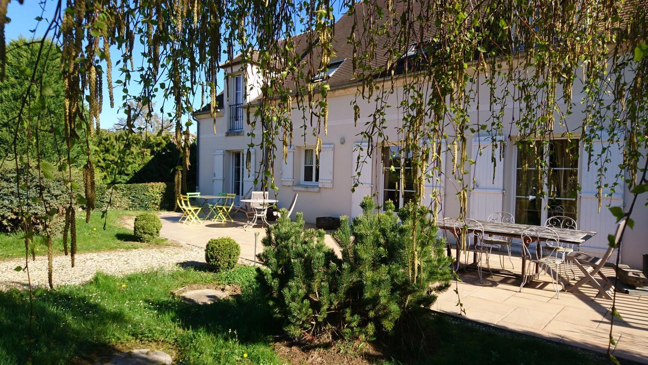 Chambre D'Elisabeth A La Ferme Montepilloy Luaran gambar